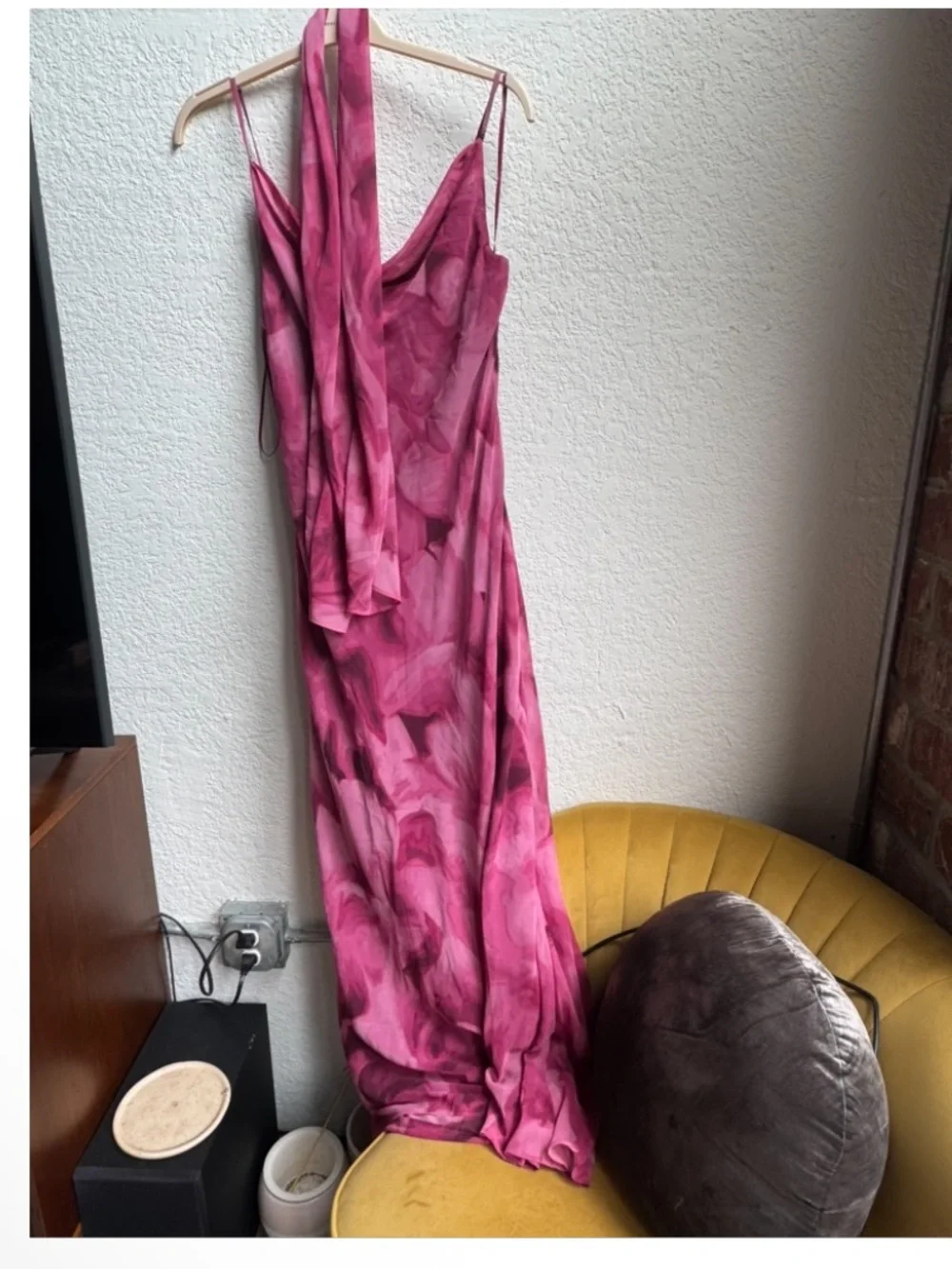 Abercrombie & Fitch Julia Slip Scarf Maxi Dress